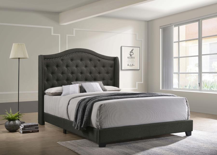 Coaster Fine Furniture Sonoma - Upholstered Wingback Bed | Meri Furniture