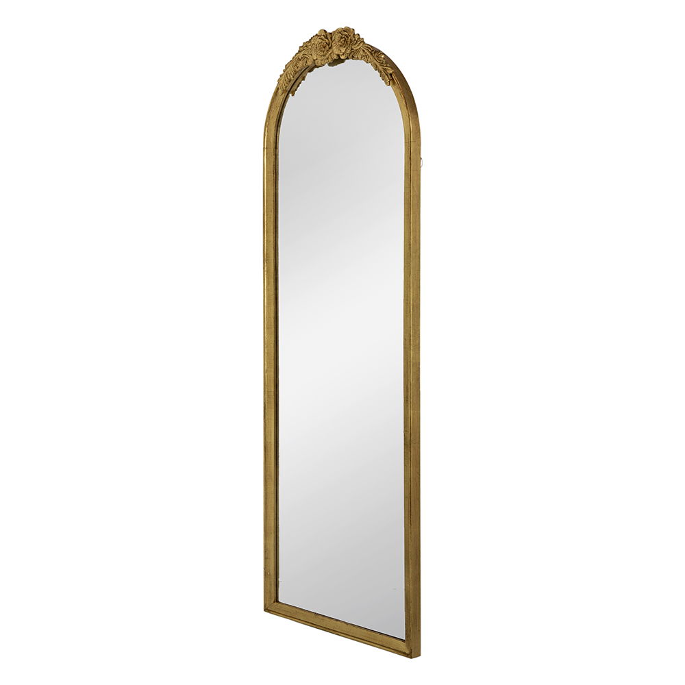 Wood Floor Mirror, Full Body Mirror Dressing Make Up Mirror For Bathroom