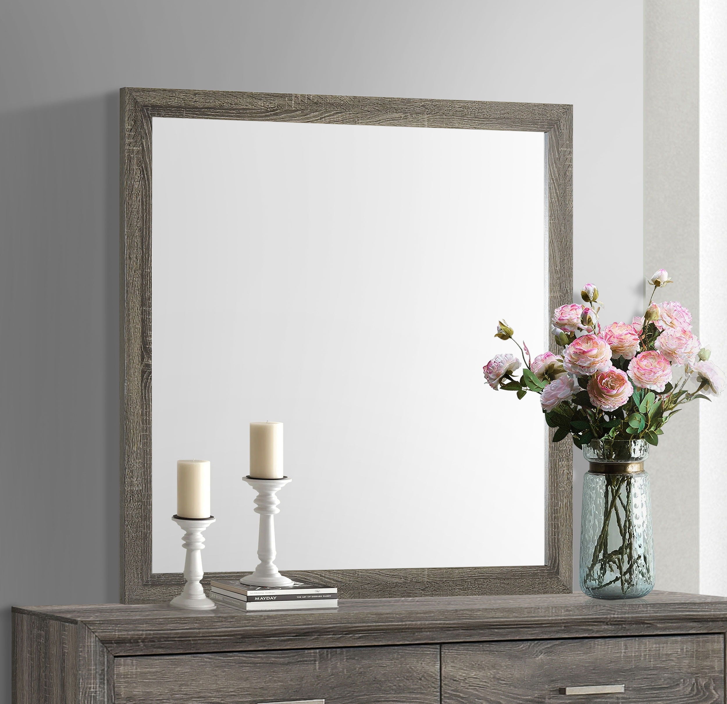 Coaster Fine Furniture Wright - Dresser Mirror - Brown Oak | Meri Furniture