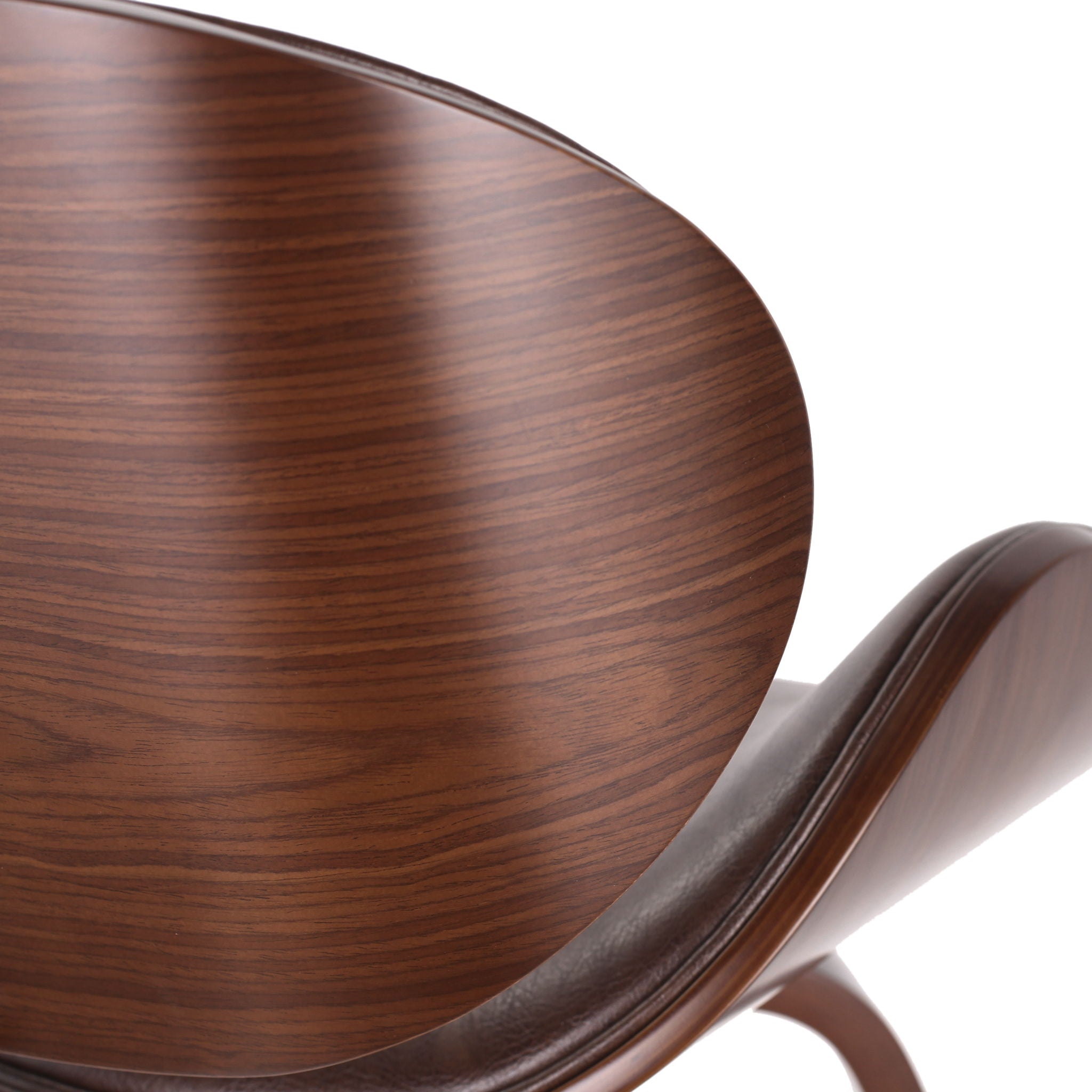 Lumos - Mid Century Modern Upholstered Swivel Barstool