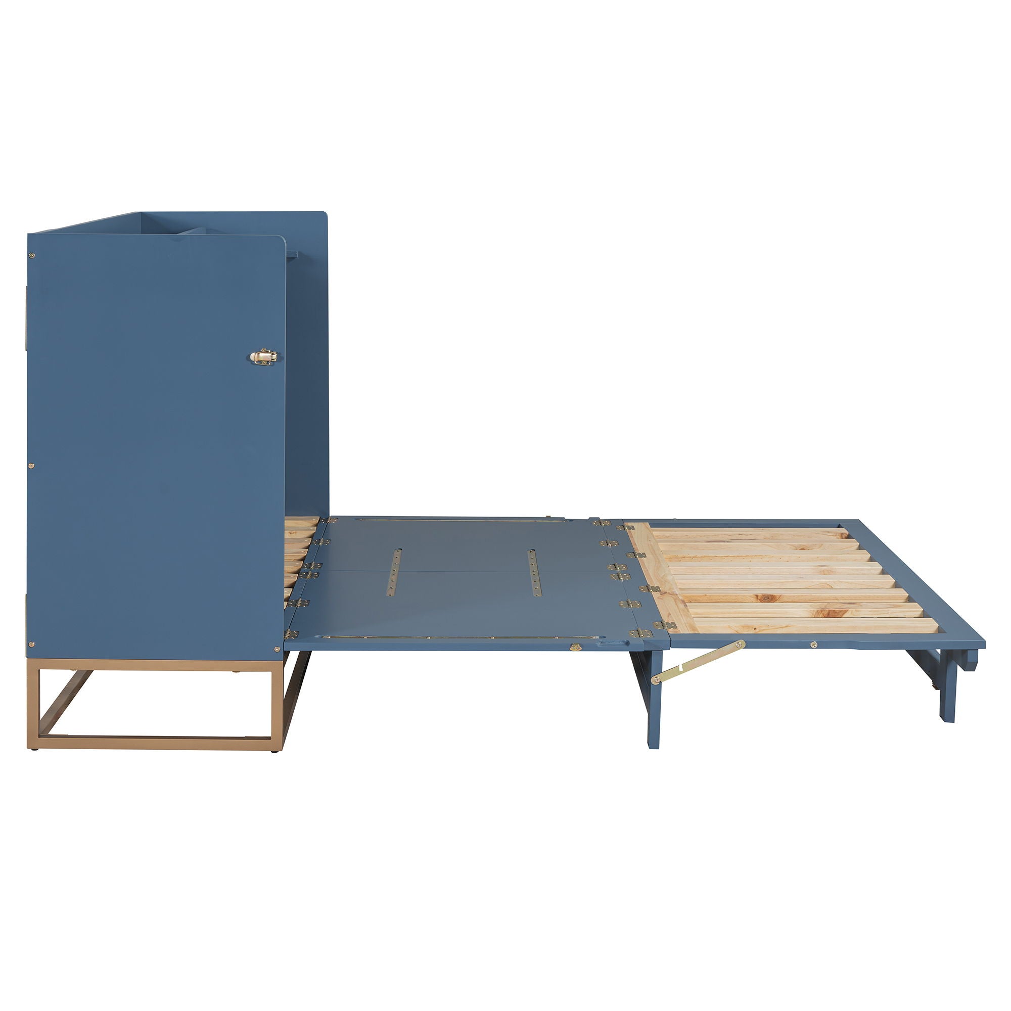Murphy Bed With Iron Legs, Modern Design