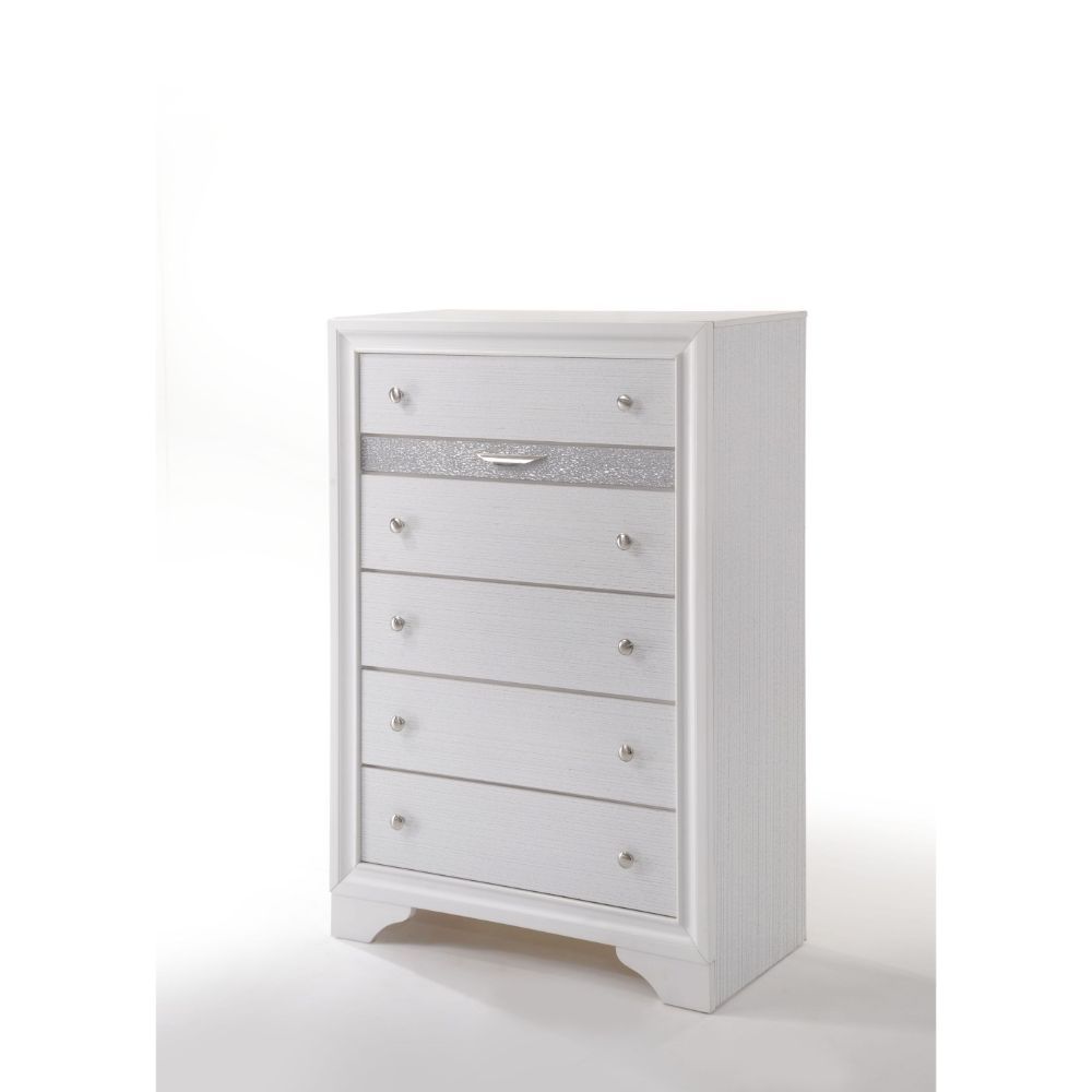 ACME The Naima chest offers a sophisticated look, clean lines and contemporary style. | Meri Furniture