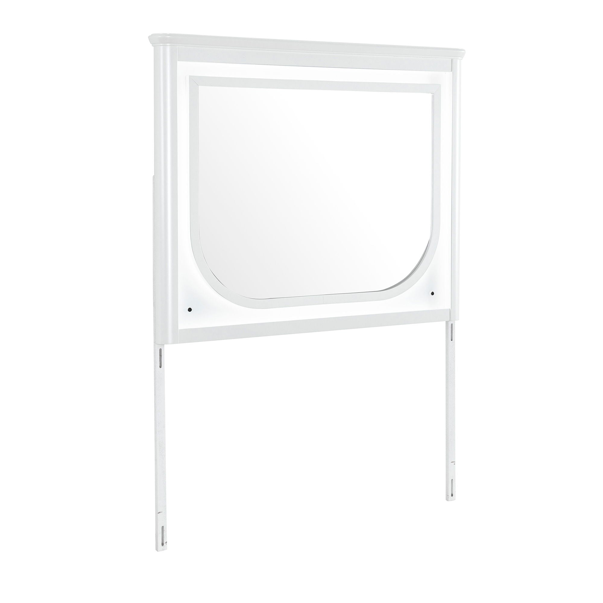 Brenda - Mirror With LED Lighting And Accent Detailing - Gray