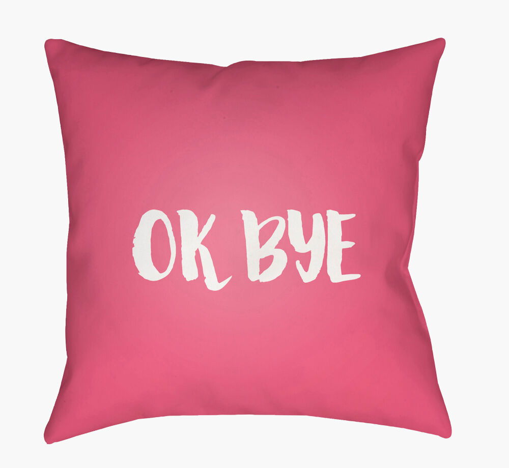 Ok Bye Pillow