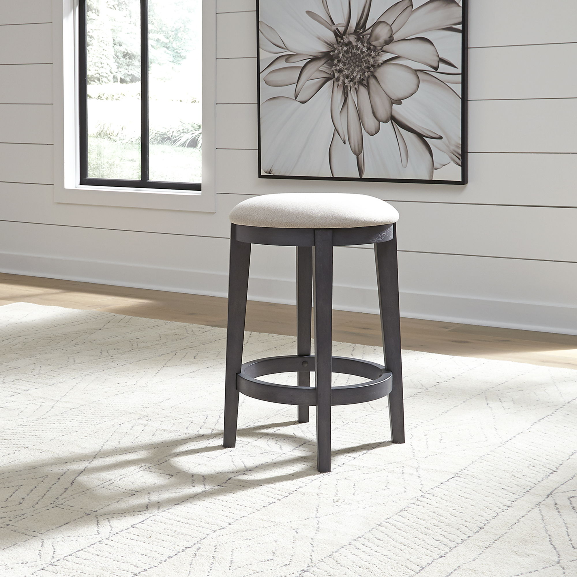 Liberty Furniture Ocean Isle - Upholstered Console Stool | Meri Furniture