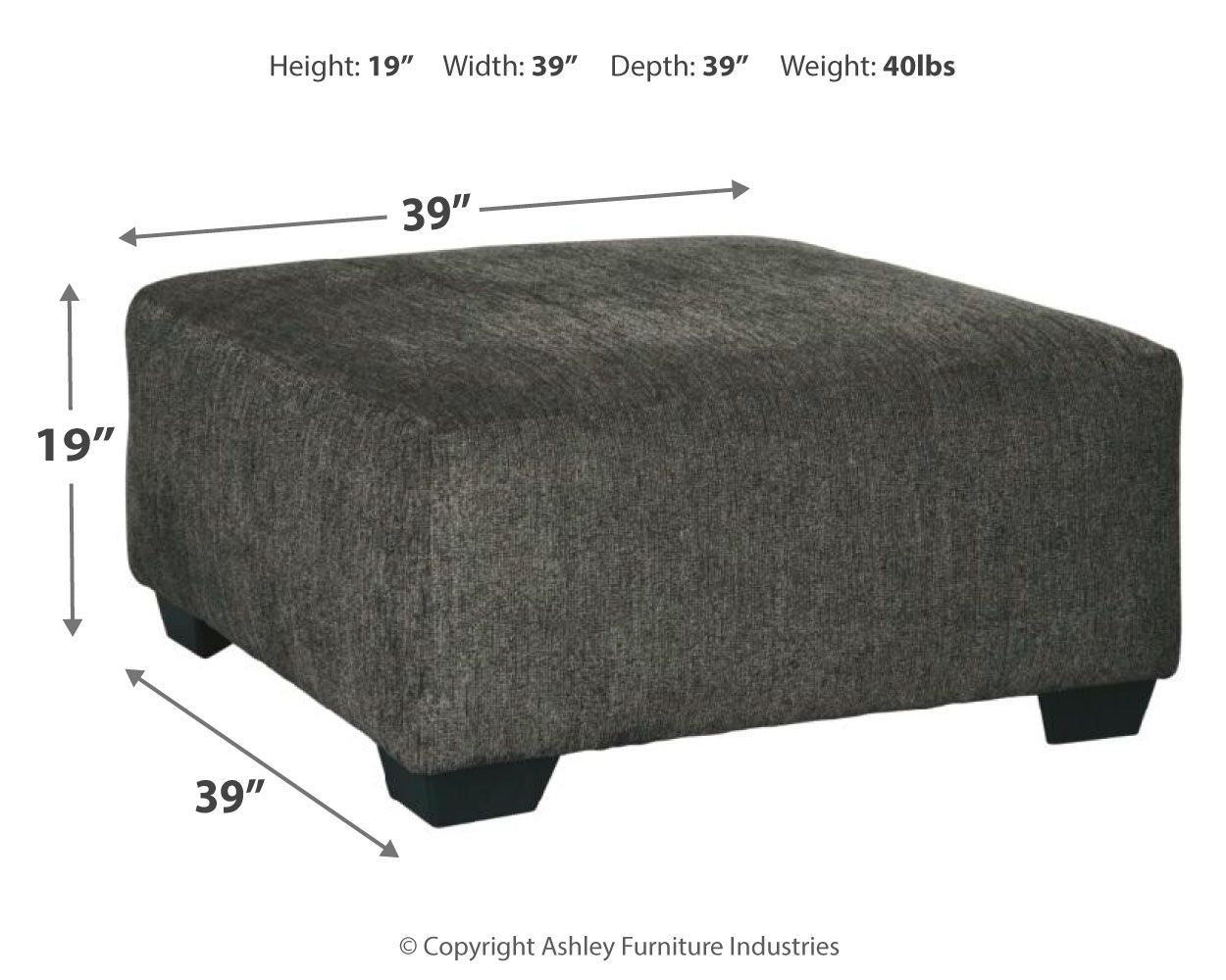 Ashley Furniture Ballinasloe - Ottoman | Meri Furniture