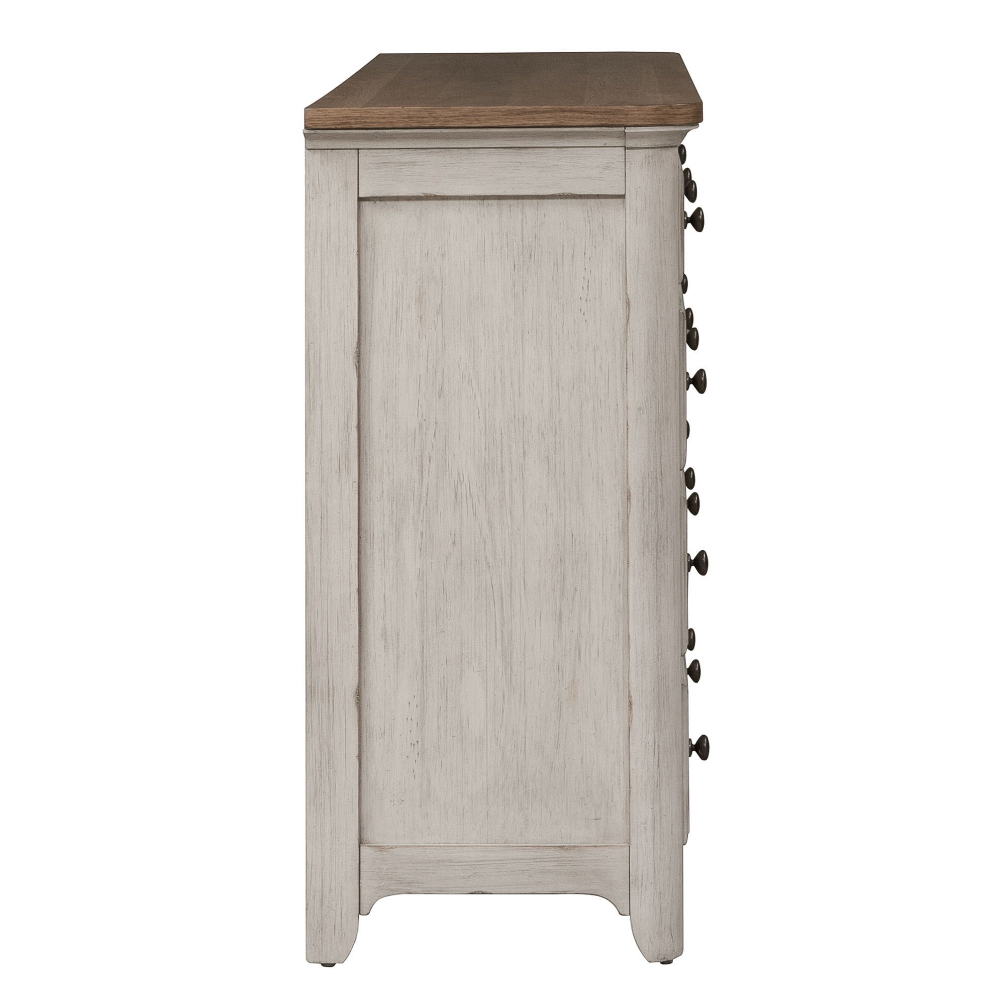 Liberty Furniture Farmhouse Reimagined - 8 Drawer Dresser - White | Meri Furniture