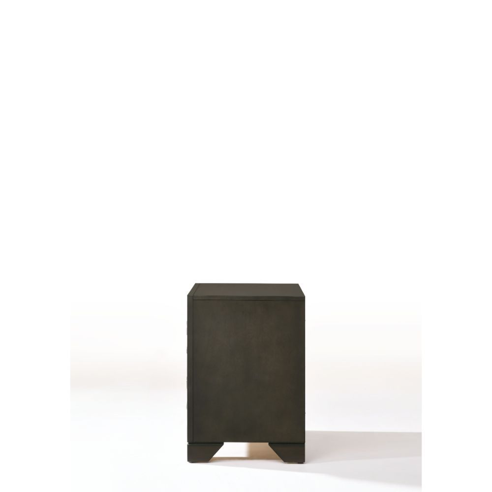 ACME Soteris - Nightstand - Antique Gray | Meri Furniture