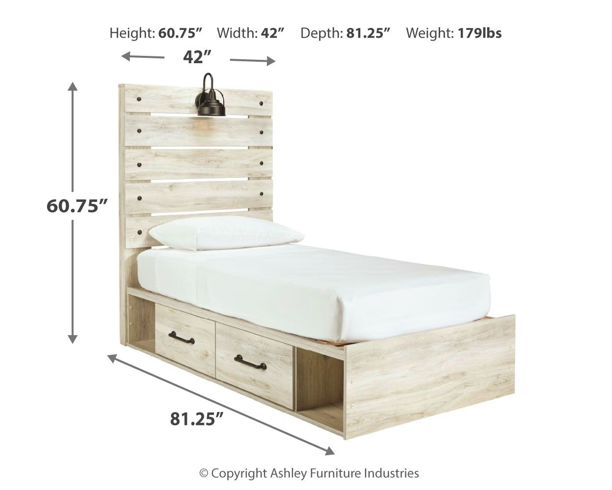 Signature Design by Ashley® Cambeck - Panel Bed | Meri Furniture