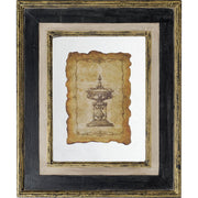 Lucian - Framed Antiqued Sculpture Print