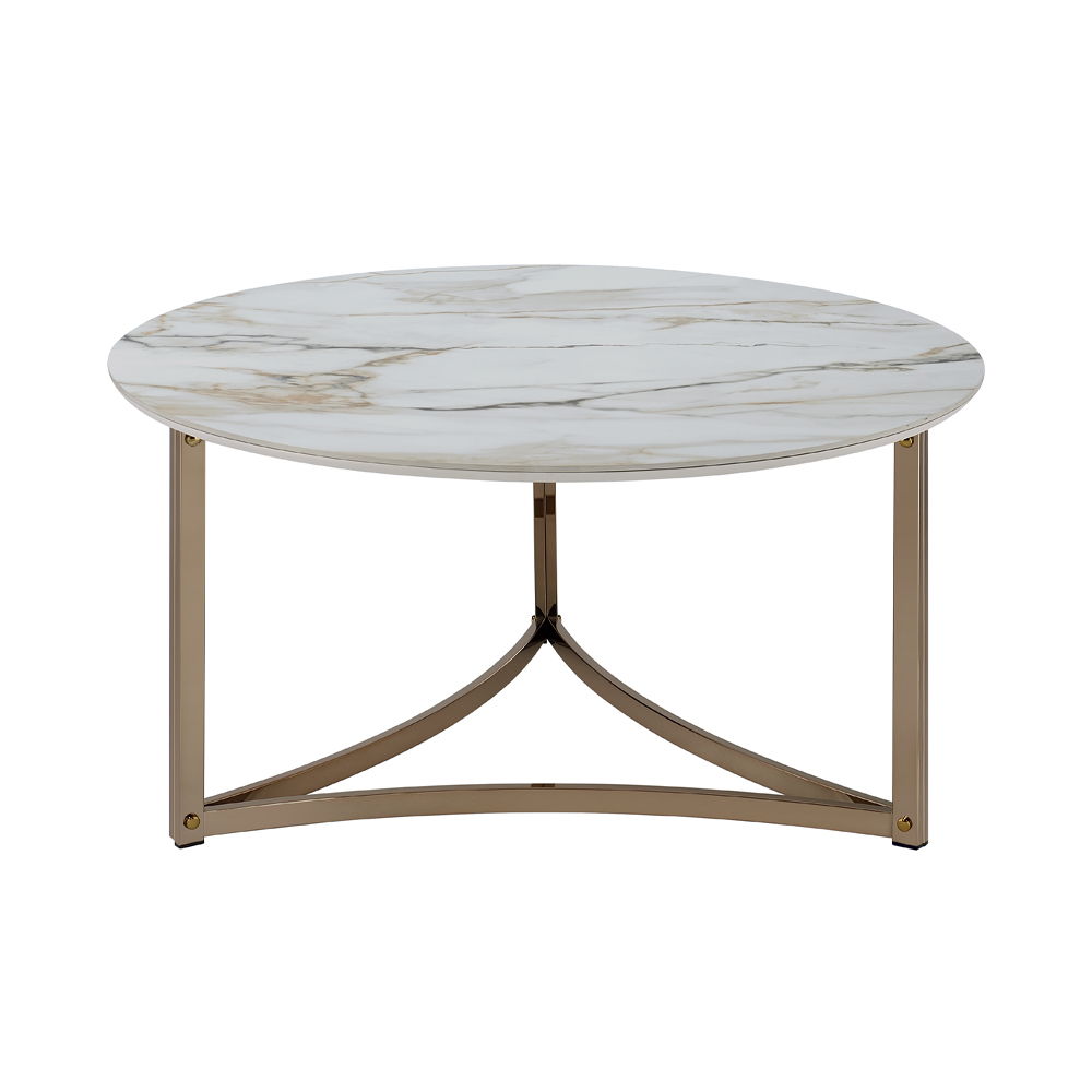 ACME Zaidee - Coffee Table - Sintered Champagne | Meri Furniture