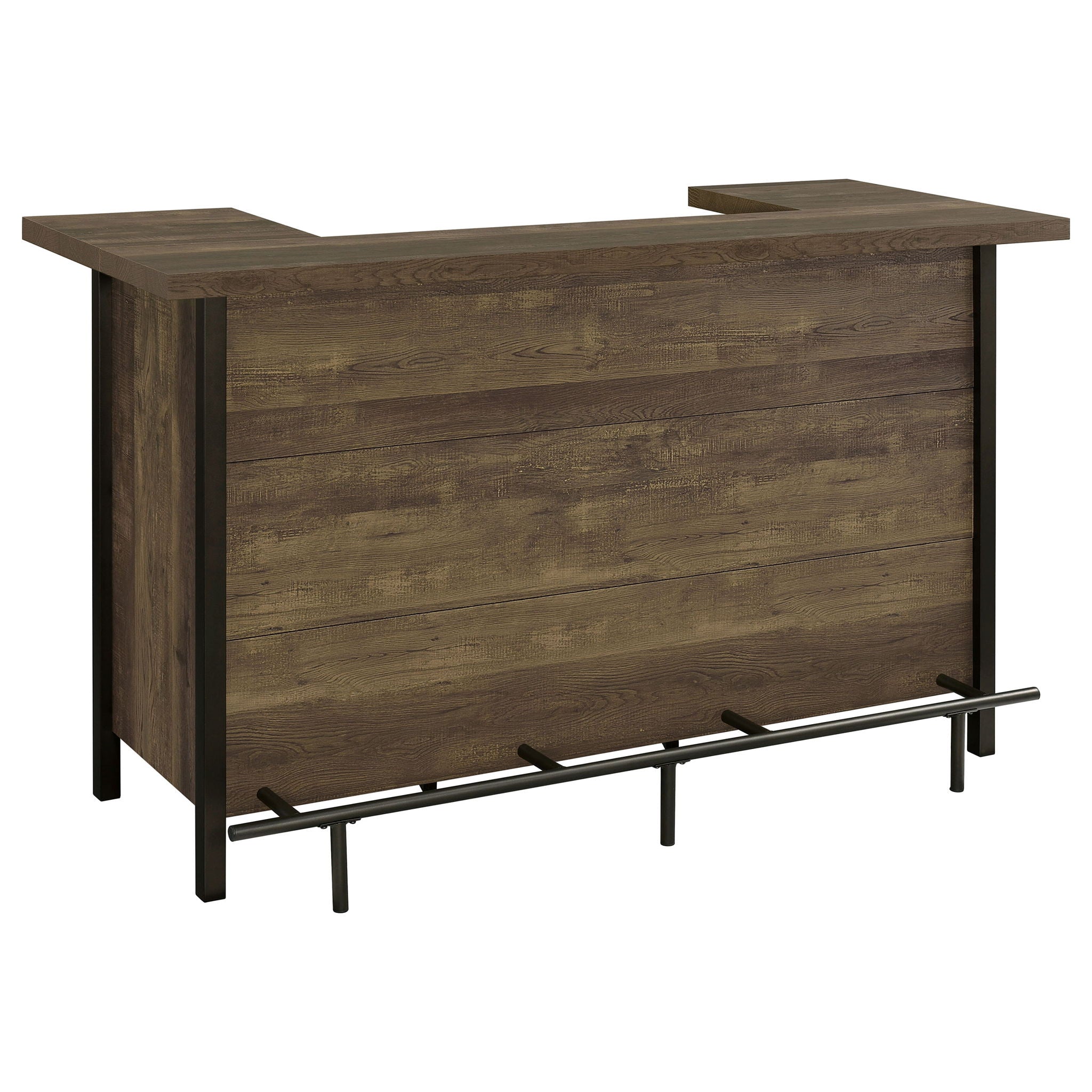 Lampton - Freestanding Home Bar - Oak