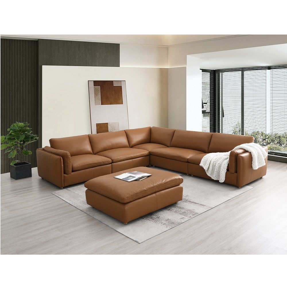 ACME Brighton - Sectional Sofa - Brown | Meri Furniture