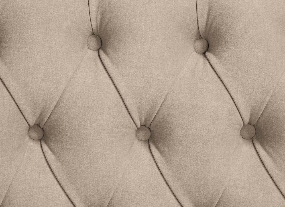 Ragnar - Sofa With 7 Pillows - Light Brown Linen & Cherry