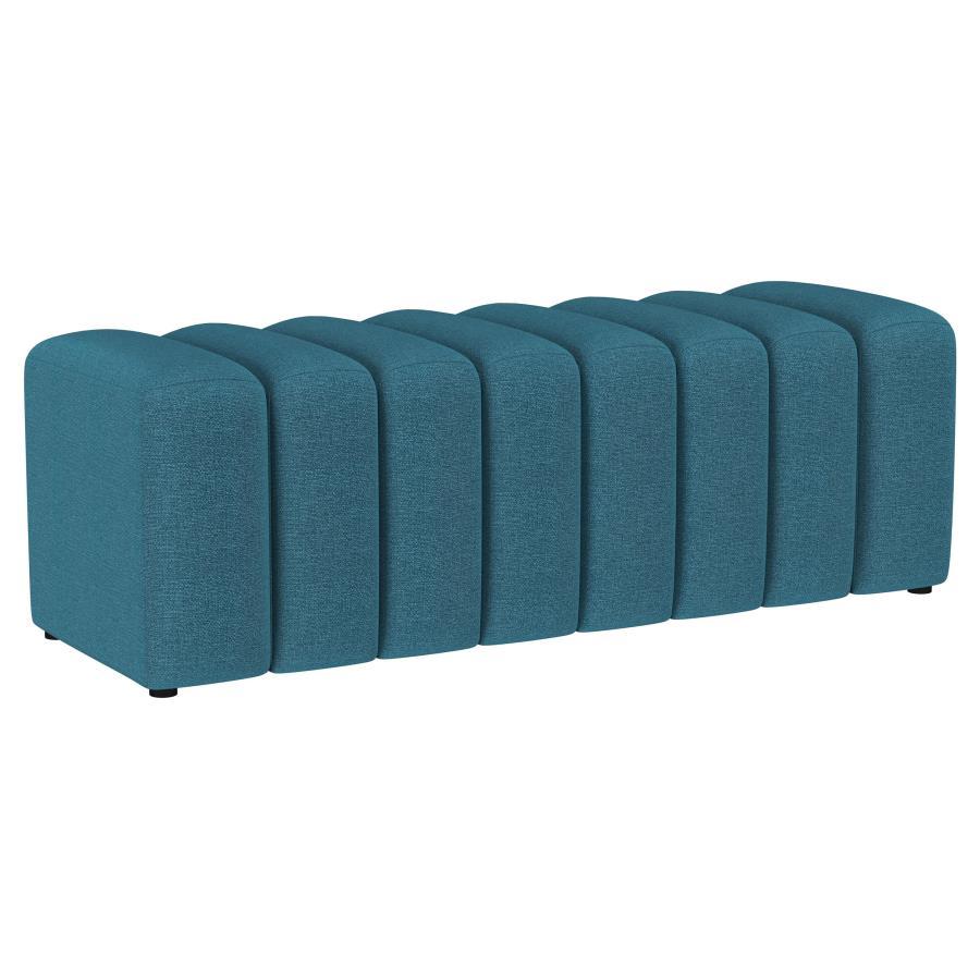 Coaster Fine Furniture Summer - Fabric Upholstered Tufted Accent Bench | Meri Furniture