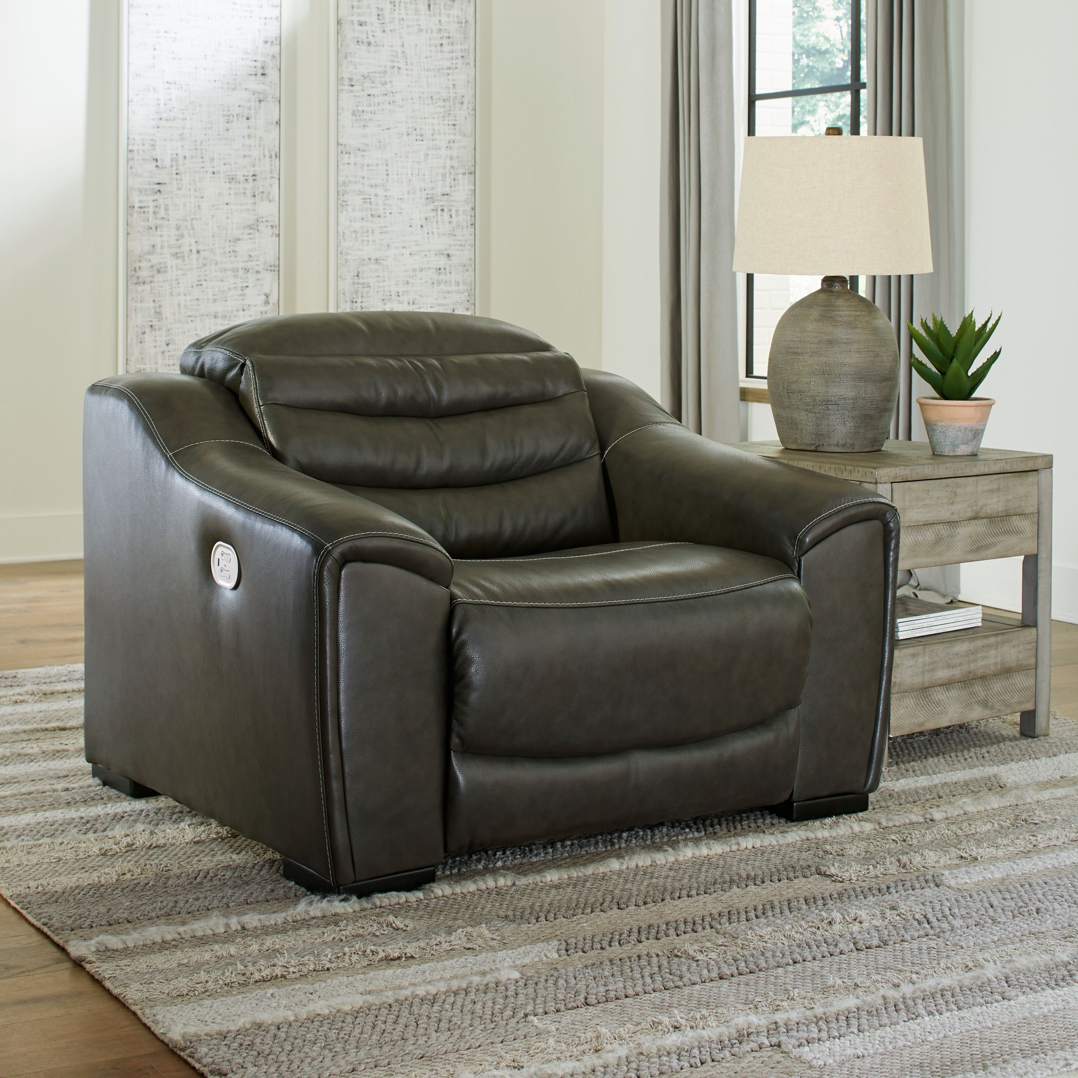Signature Design by Ashley® Center Line - Power Recliner | Meri Furniture