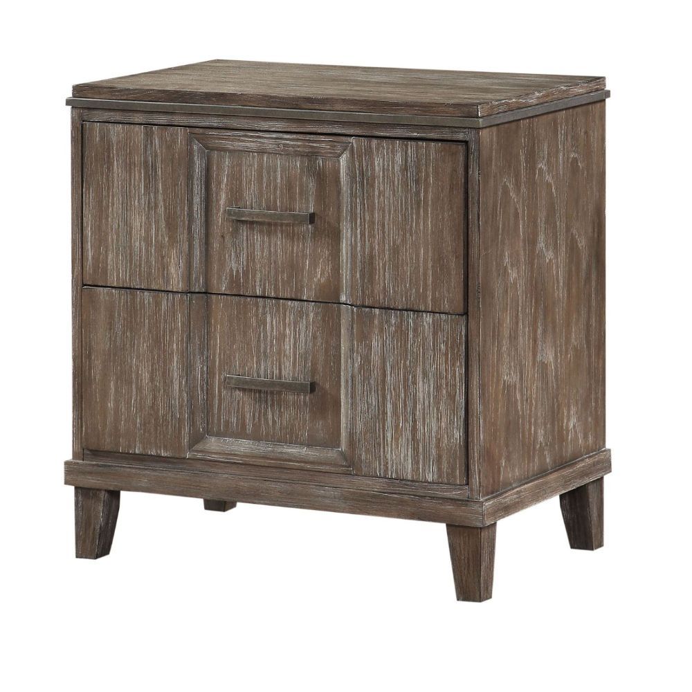 ACME Bayonne - Nightstand - Burnt Oak | Meri Furniture