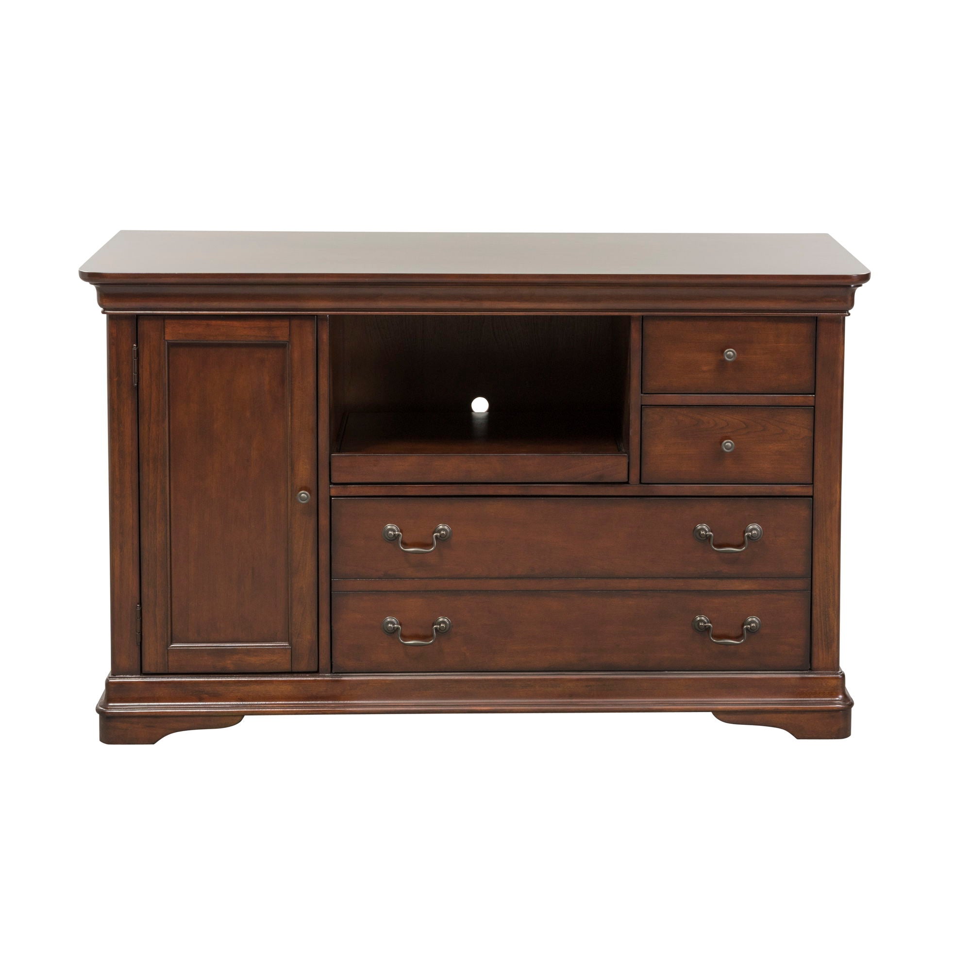 Liberty Furniture Brookview - Credenza - Dark Brown | Meri Furniture