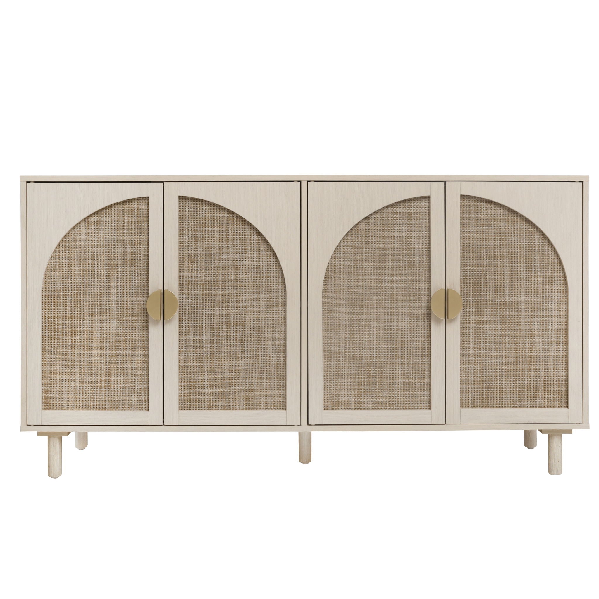 4 Door Cabinet, Customizable Storage System