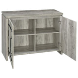 Enoch - 2 Door Engineered Wood Accent Cabinet - Gray Driftwood