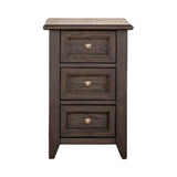 Liberty Furniture Mill Creek - Chair Side Table - Dark Brown | Meri Furniture