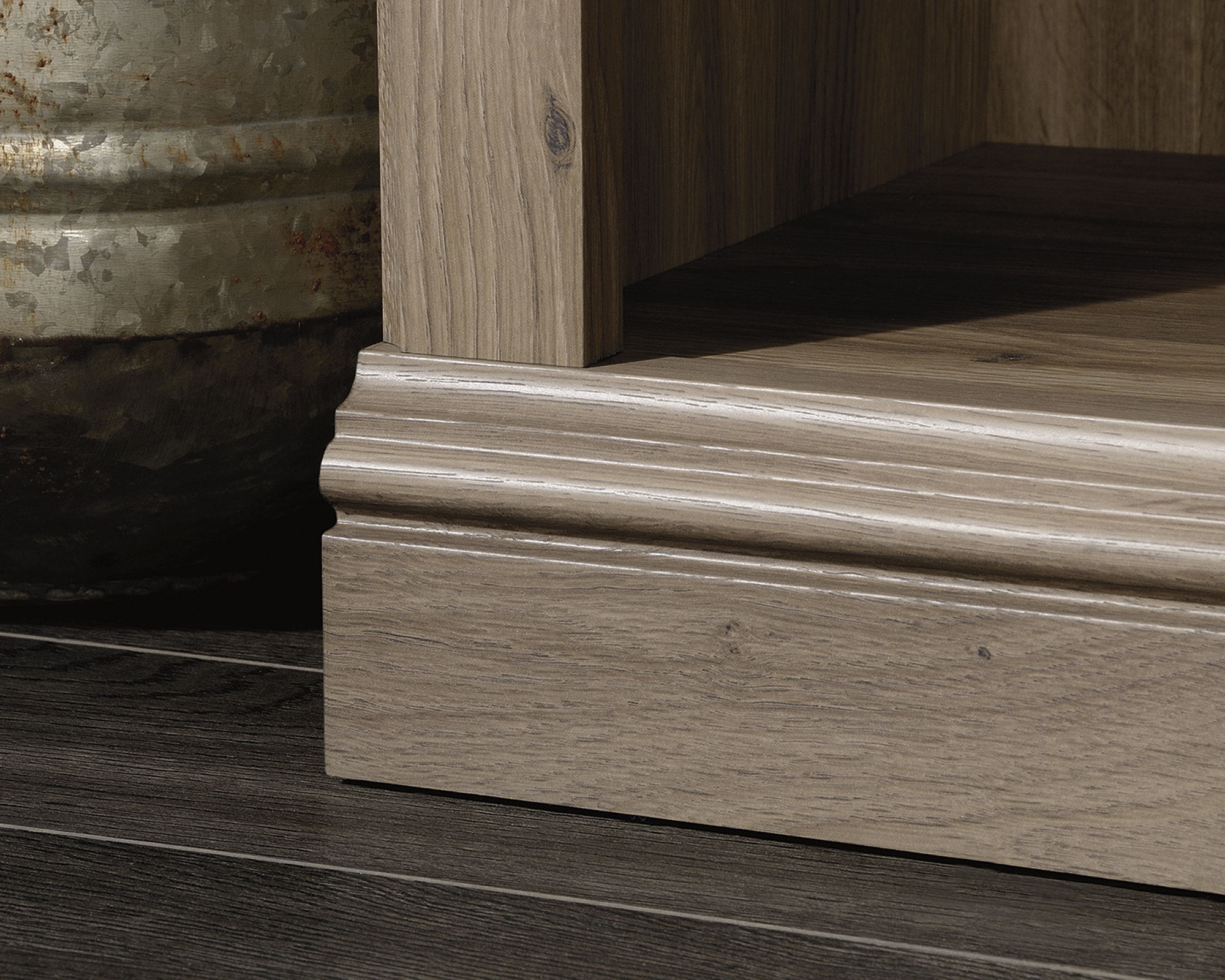 2-Shelf Bookcase Salt Oak