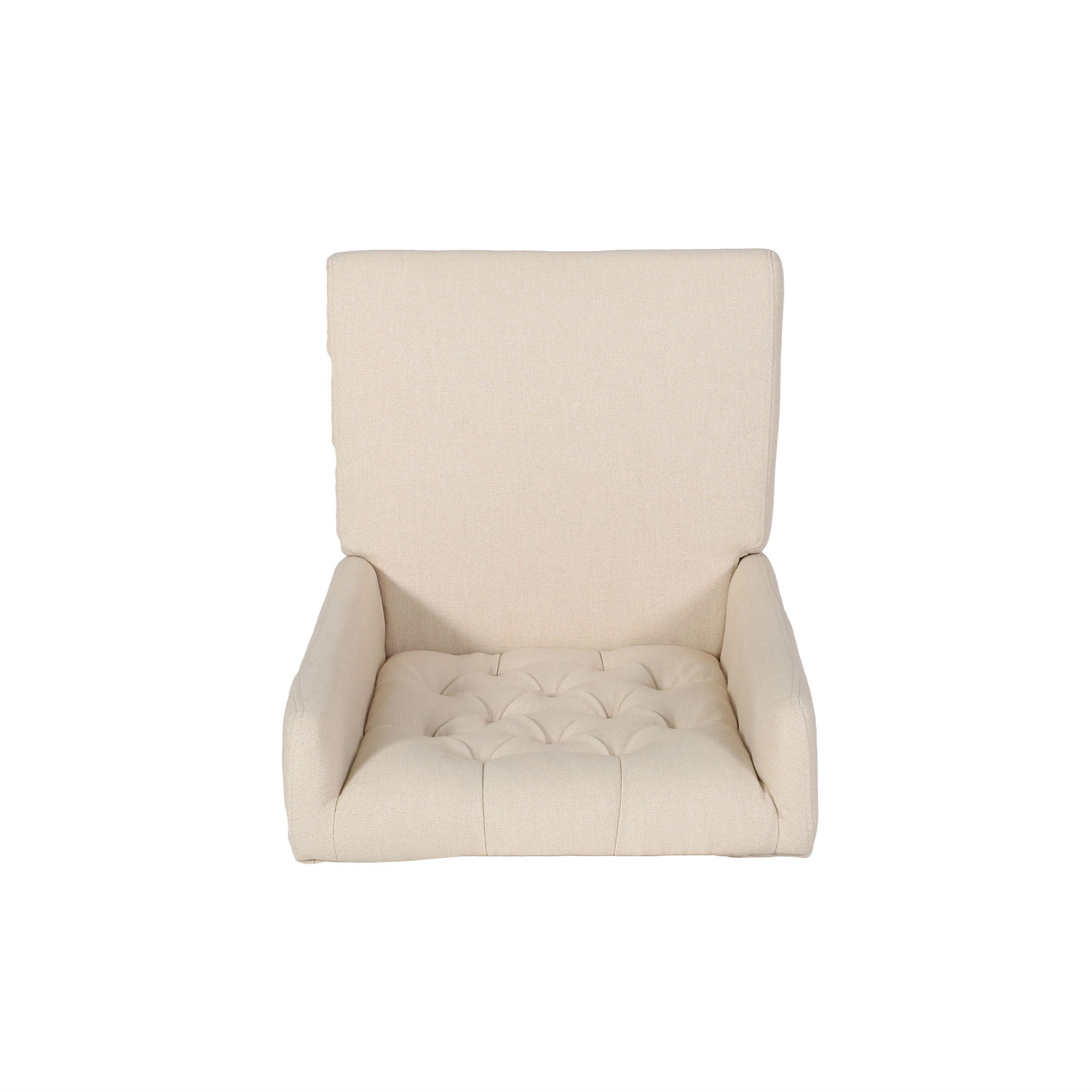 Sophisticated Tufted Dining Chair With High Back Design