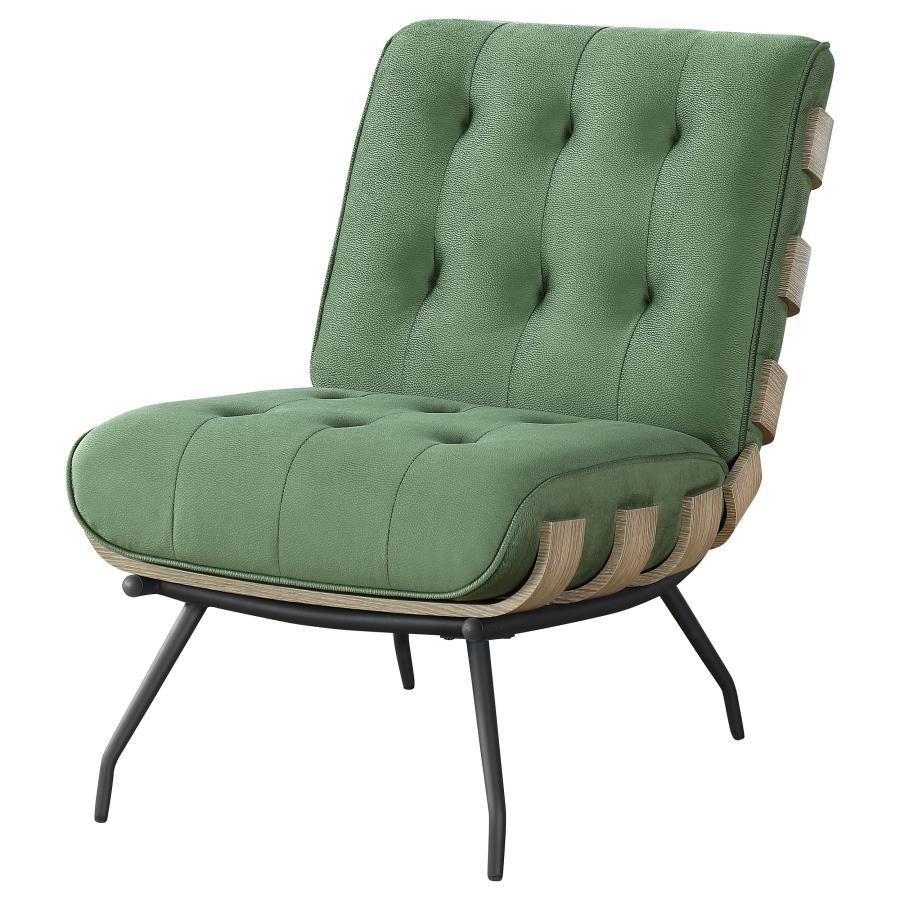 Coaster Fine Furniture Aloma - Upholstered Tufted Armless Accent Chair | Meri Furniture