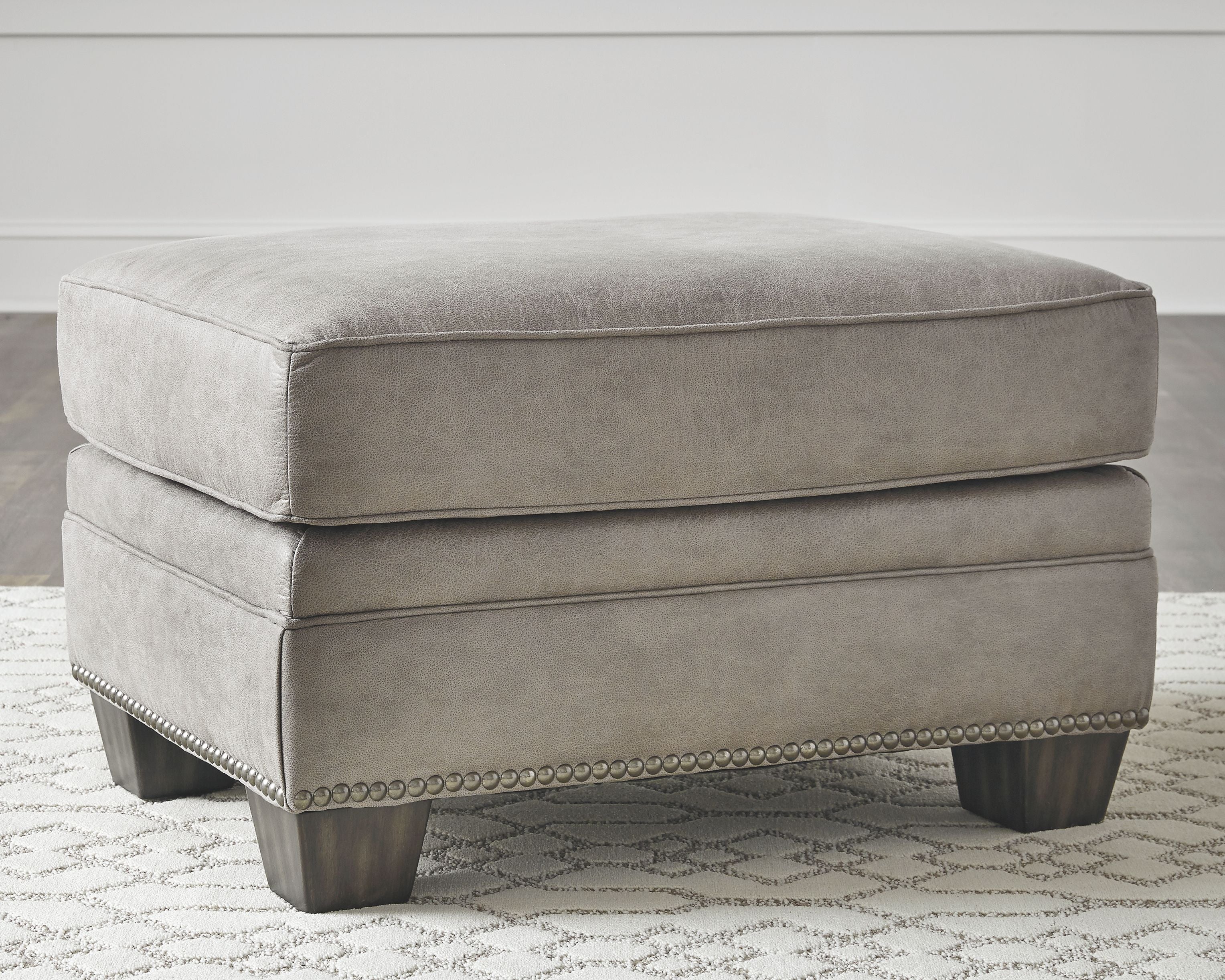 Ashley Furniture Olsberg - Steel - Ottoman | Meri Furniture