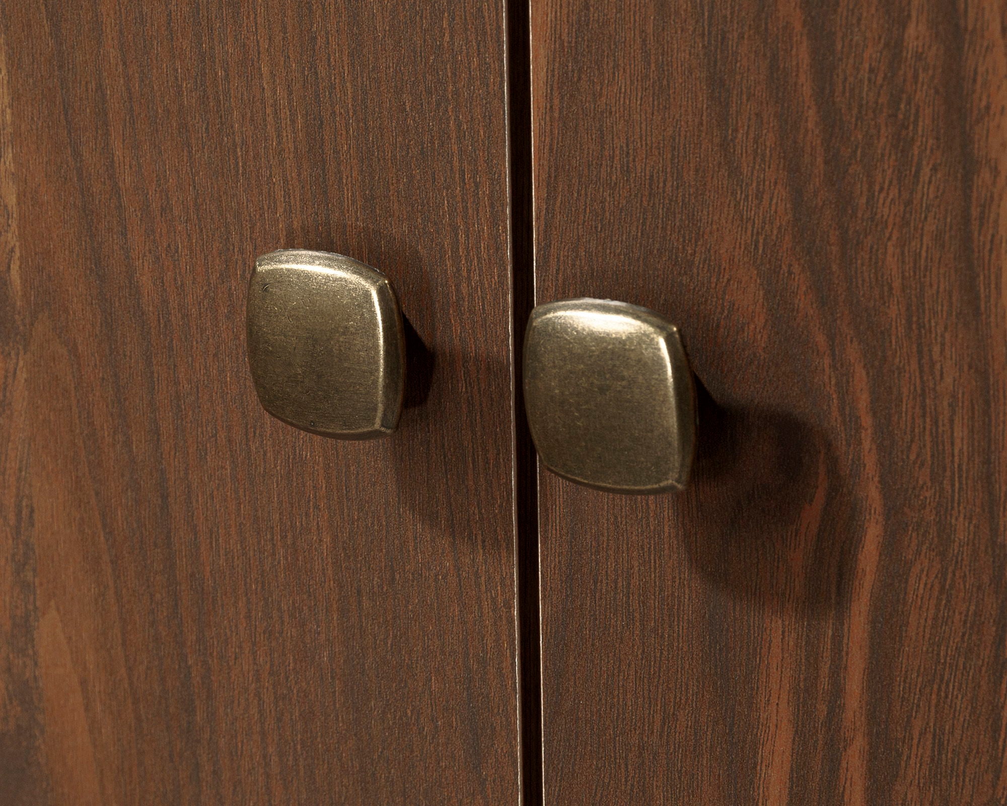 2-Door Storage Cabinet in Grand Walnut