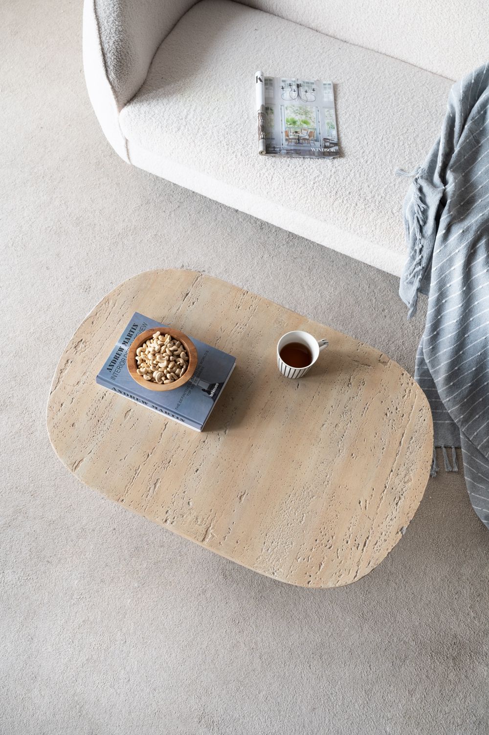 Organic Design Oval Coffee Table