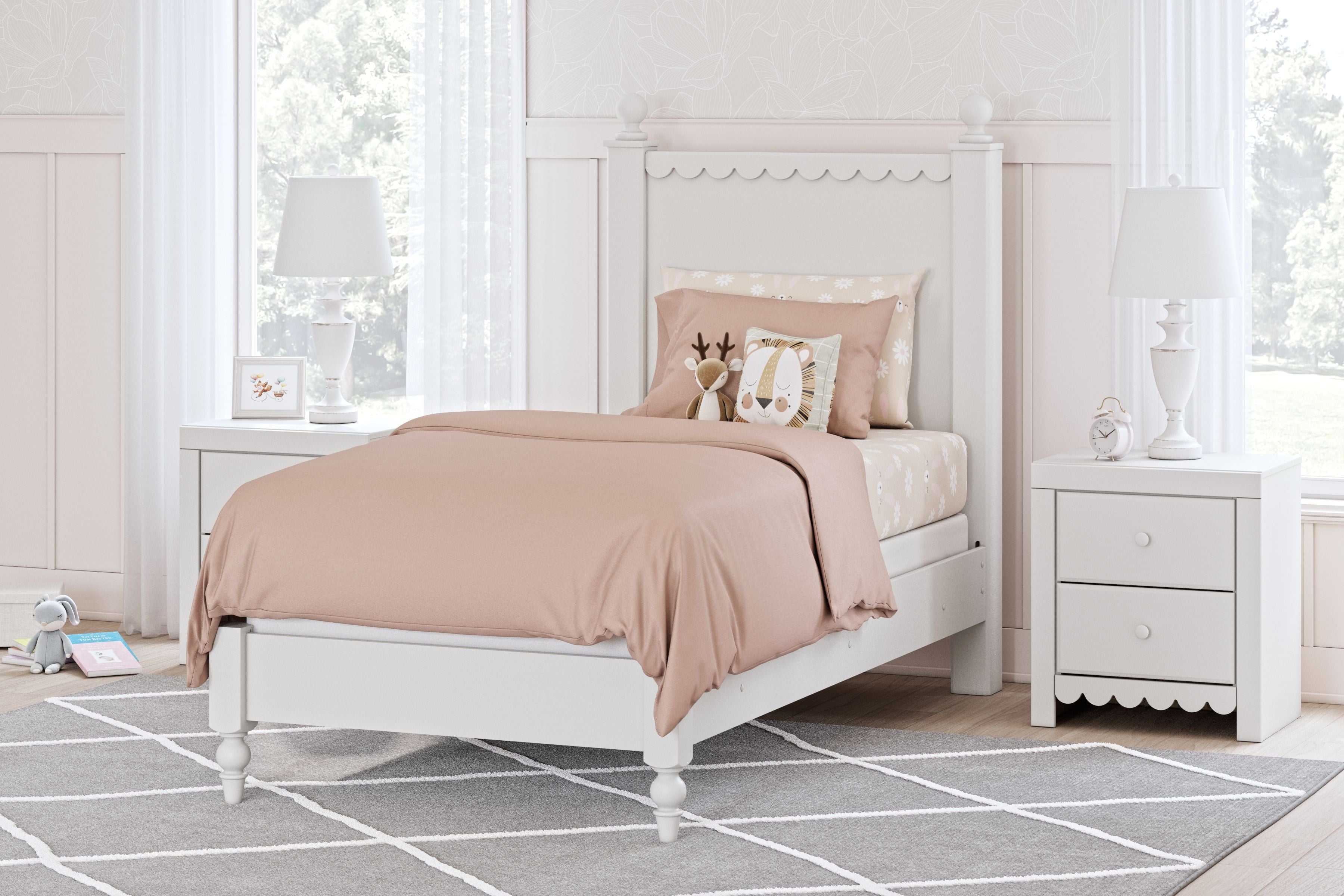 Signature Design by Ashley® Mollviney - Panel Bed | Meri Furniture