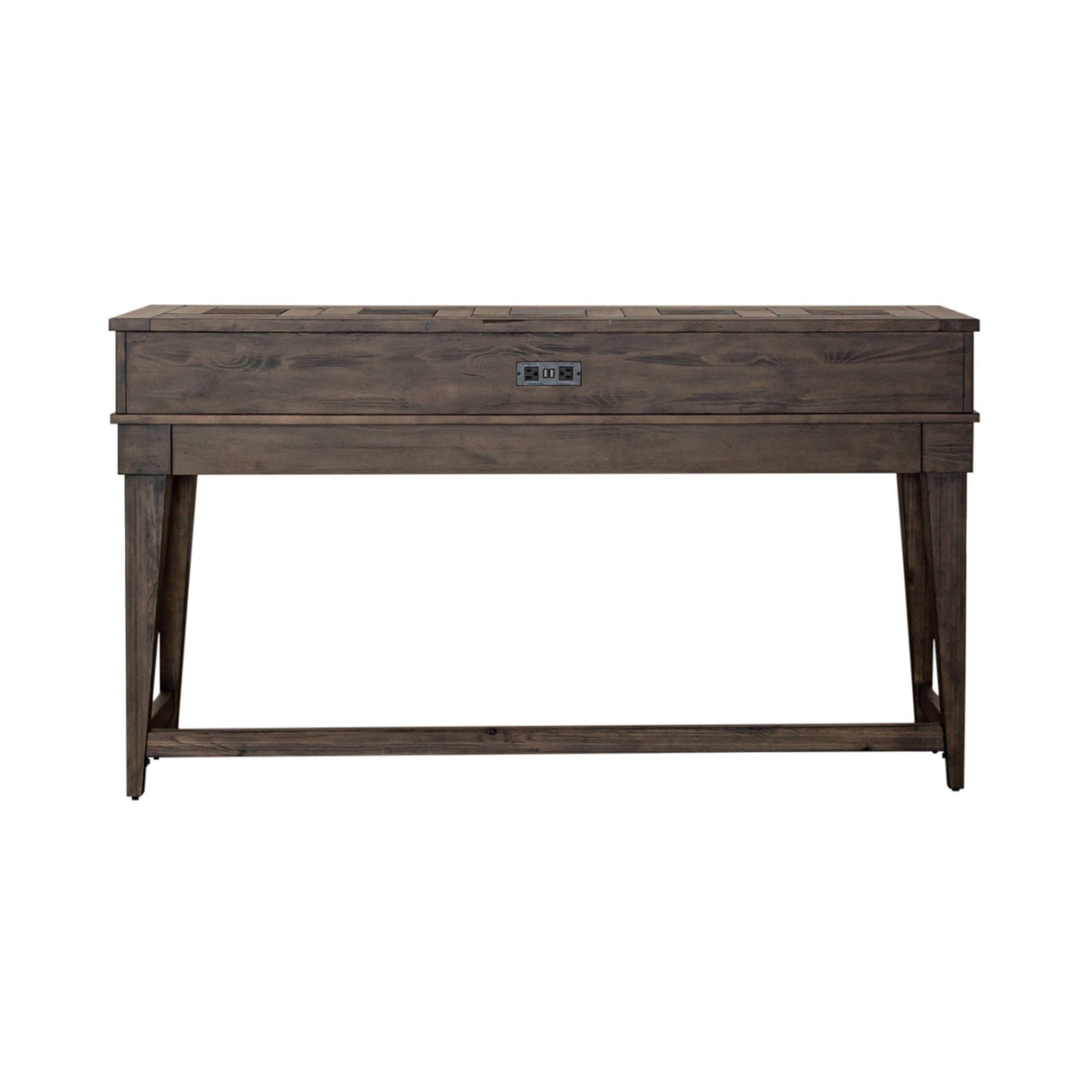 Liberty Furniture Arrowcreek - Console Bar Table - Dark Brown | Meri Furniture