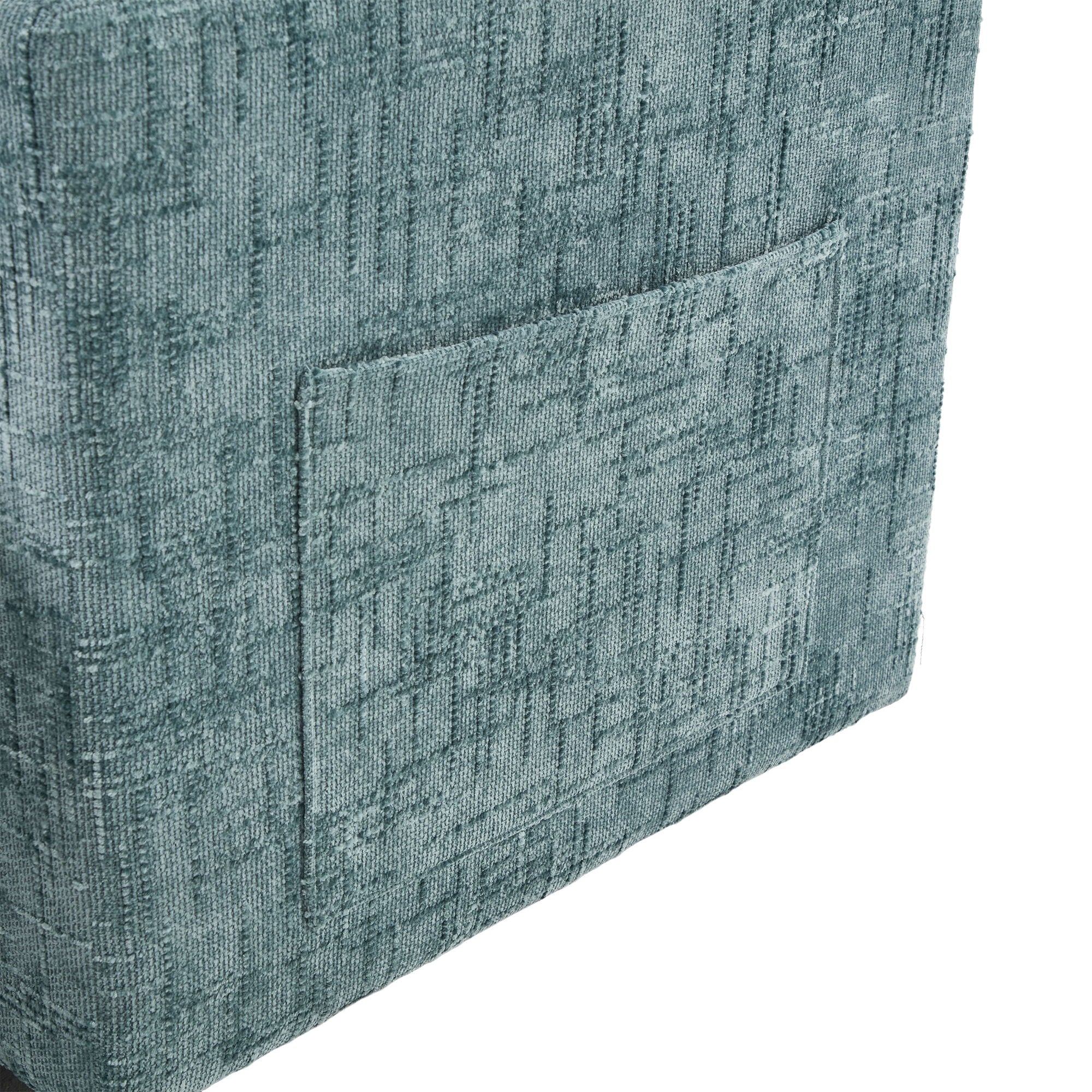 Multifunctional Chenille Recliner Sofa With Storage And Phone Bracket