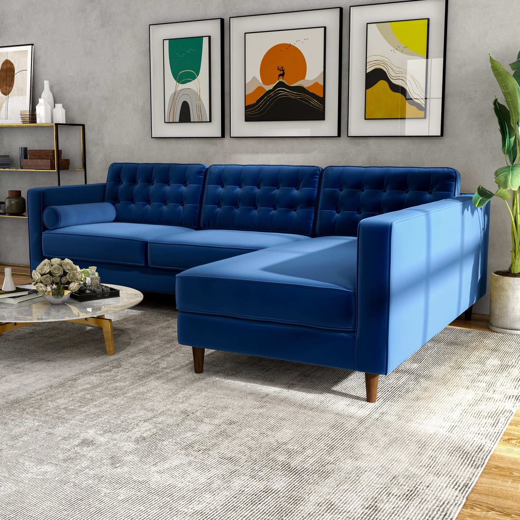 Christian - Mid-Century Modern Design Sectional Sofa