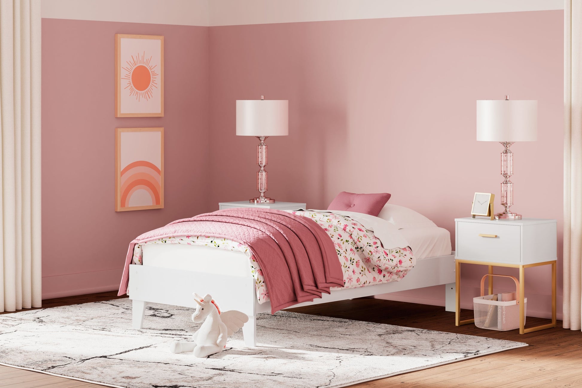 Ashley Furniture Socalle - Platform Bed | Meri Furniture