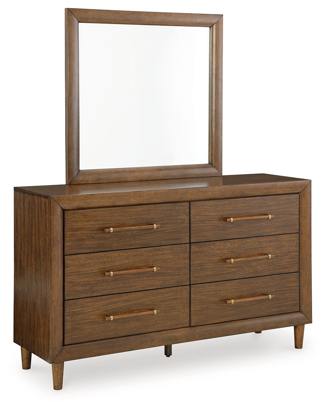 Signature Design by Ashley® Lyncott - Brown - Dresser And Mirror | Meri Furniture