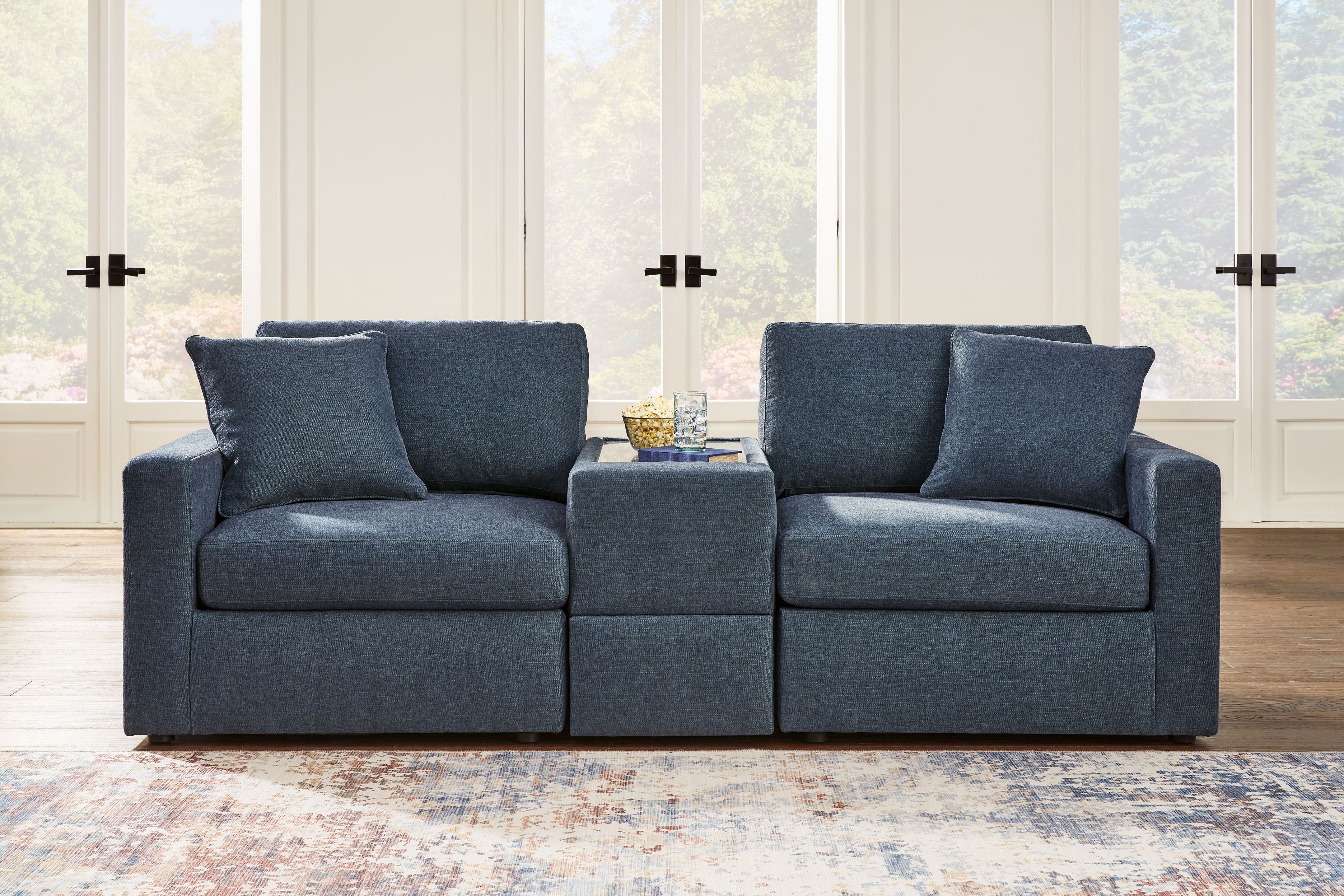 Signature Design by Ashley® Modmax - Ink - Sectional | Meri Furniture