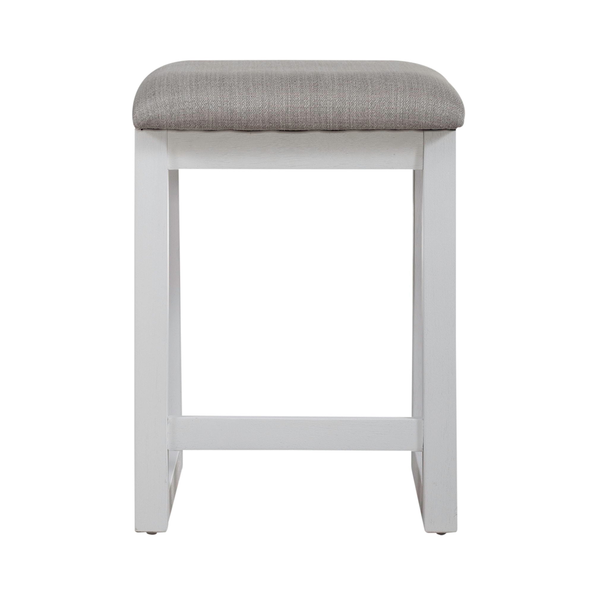Liberty Furniture Palmetto Heights - Upholstered Console Stool - White | Meri Furniture
