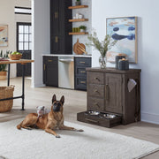 Liberty Furniture Allyson Park - Pet Feeder - Charcoal | Meri Furniture
