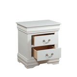 Bring casual elegance into your home with the Louis Phillipe nightstand. This nightstand is a piece that offers any bedroom a sophisticated look.