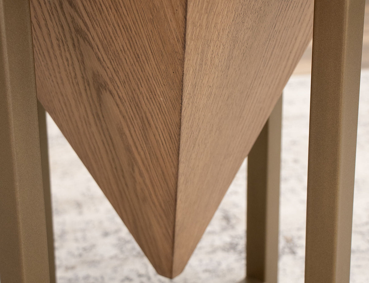 International Furniture Direct Patagonia - End Table - Peanut | Meri Furniture