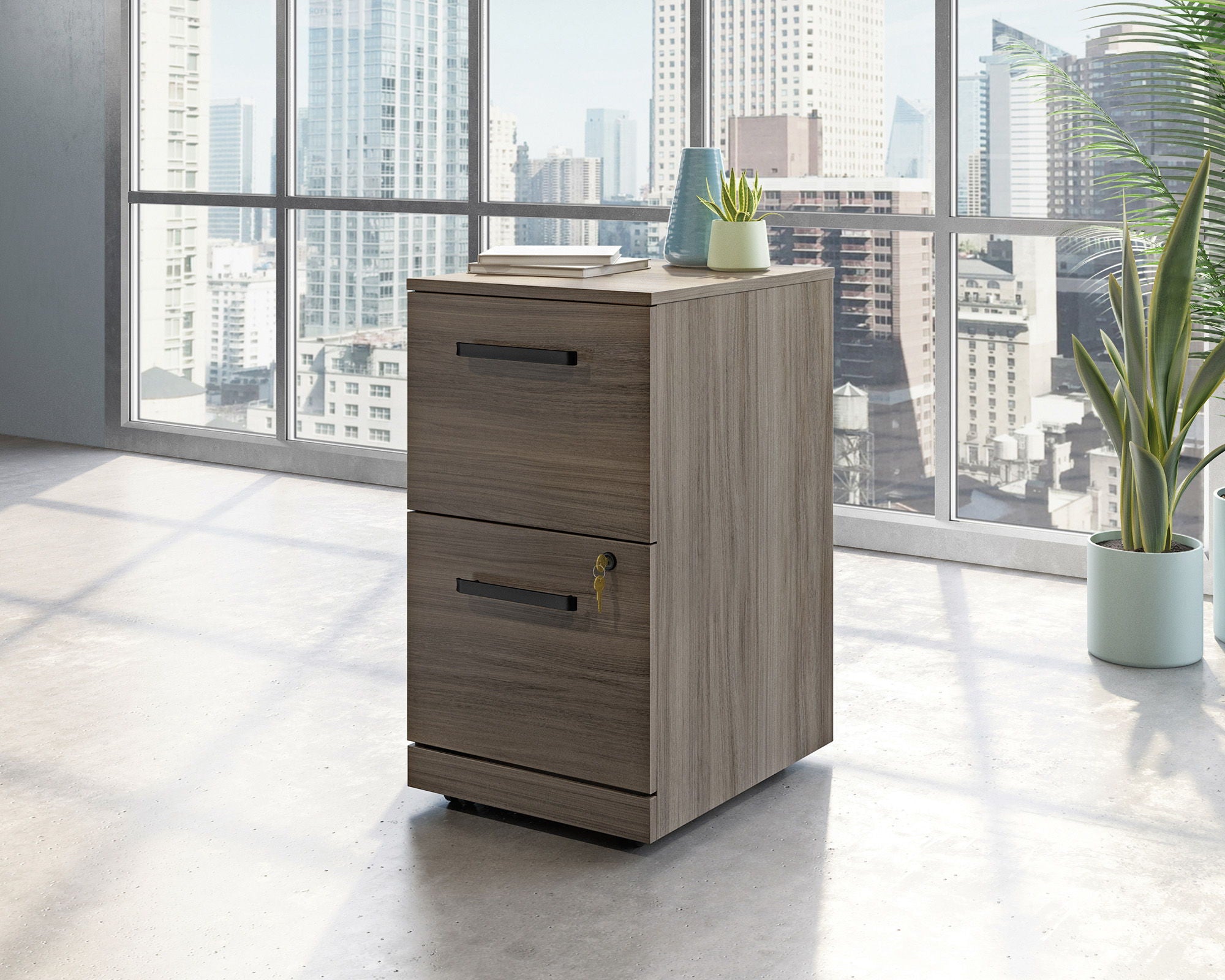 Commercial 2-Drawer Pedestal File Cabinet