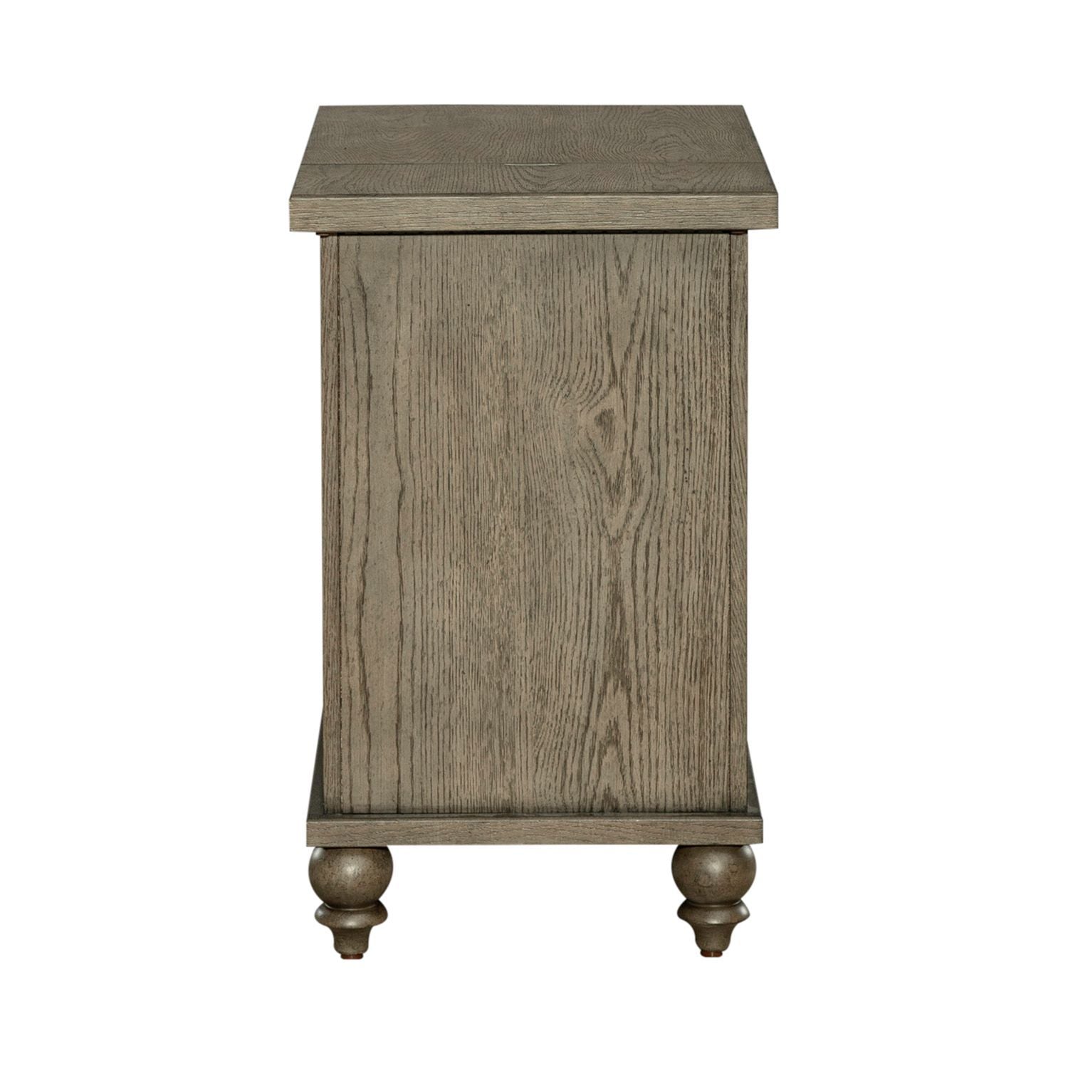 Americana Farmhouse - Chair Side Table - Dusty Taupe