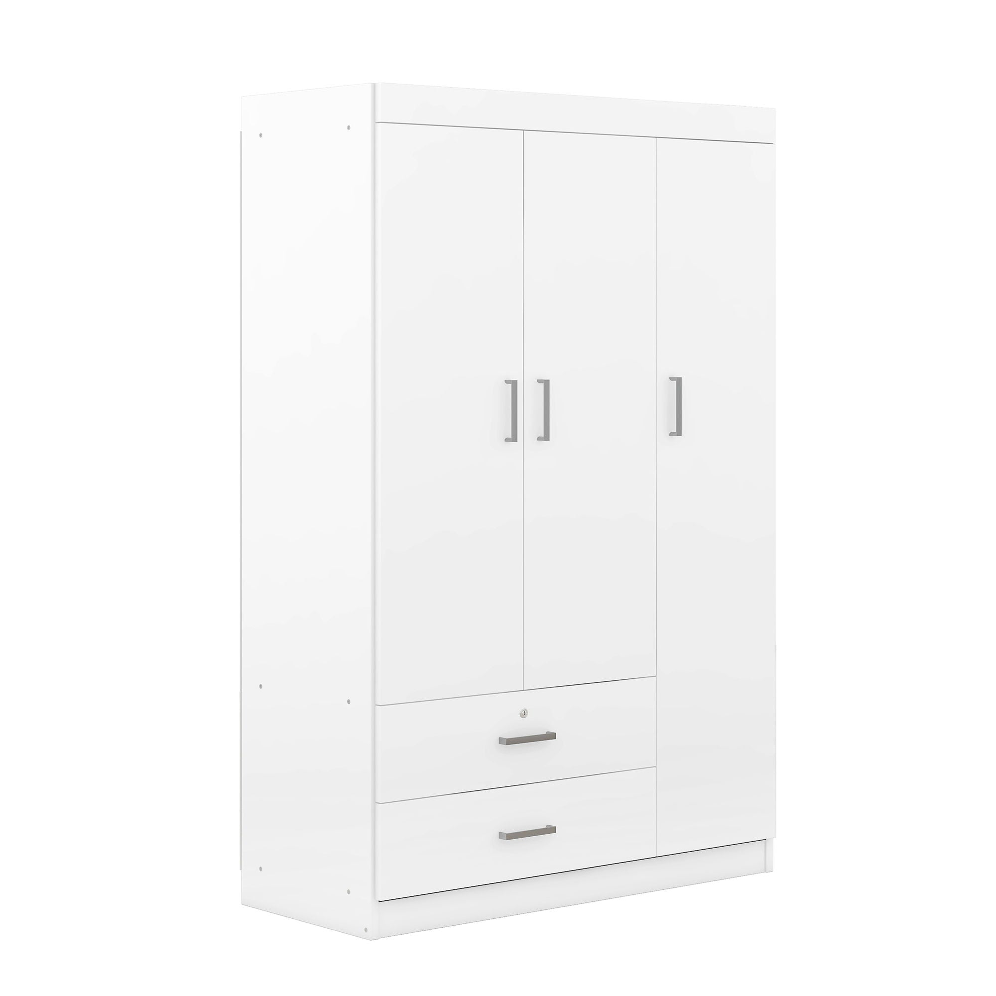 3 Door Wardrobe With 2 Drawers