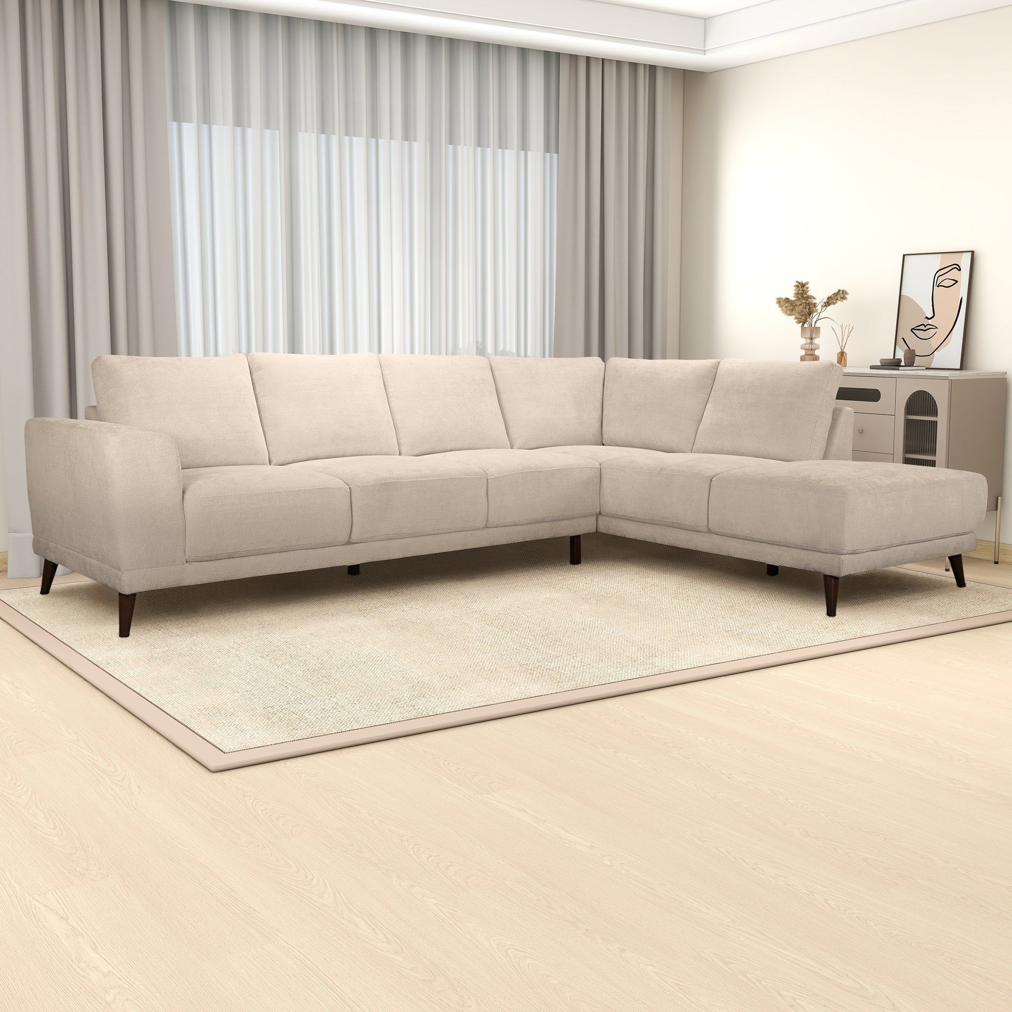 Amara - Comfortable Sectional Sofa