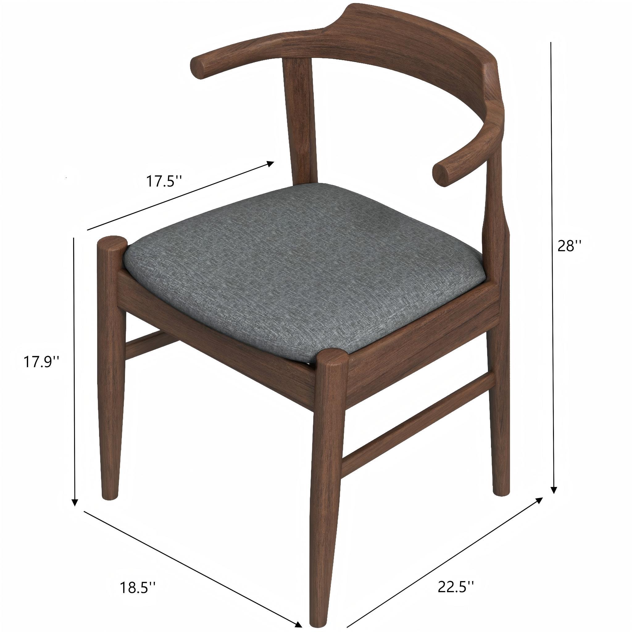 Dakota - Mid-Century Modern Velvet Dining Chair (Set of 2)