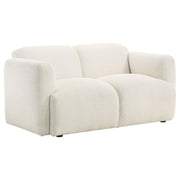 Dorset - Fabric Upholstered Round Track Arm Loveseat