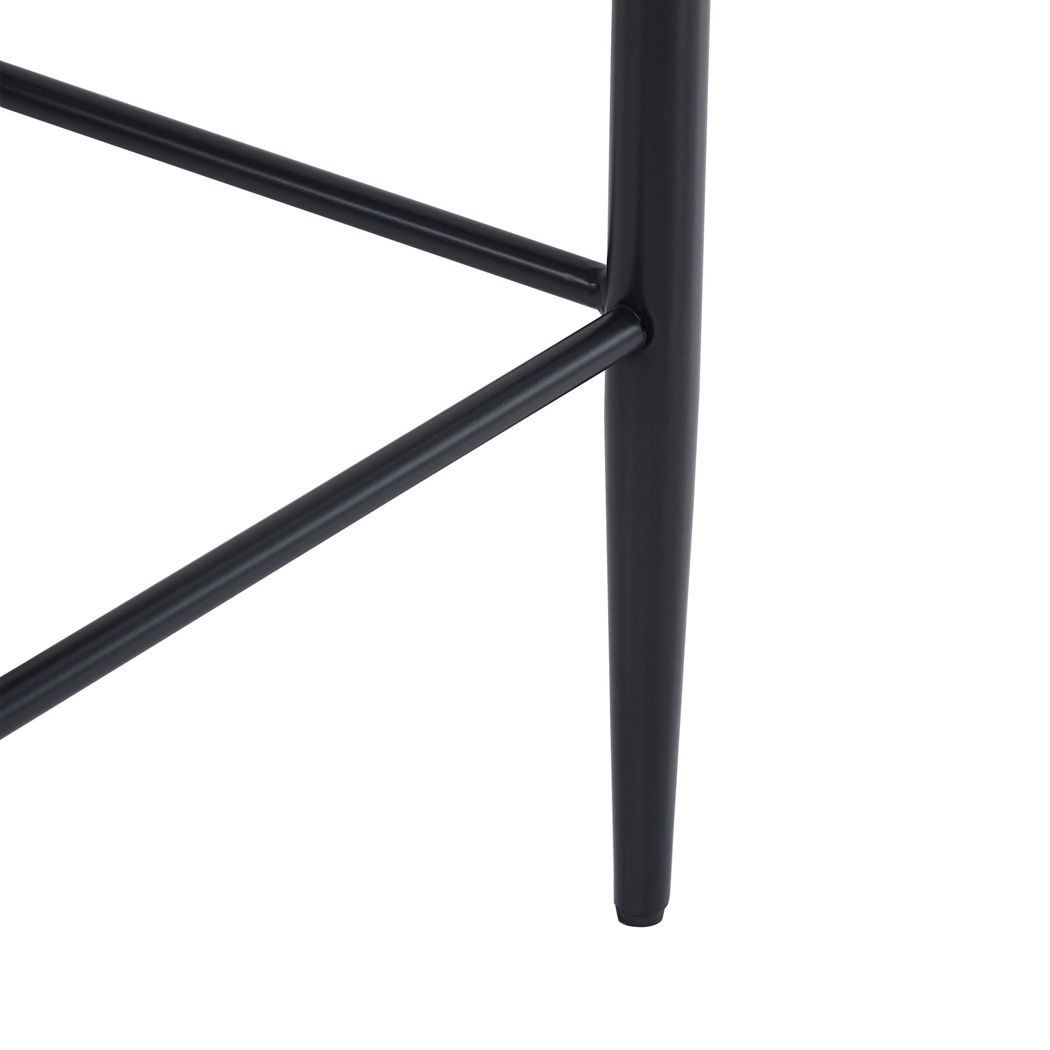 Upholstered Barstools With Back For Kitchen (Set of 2)