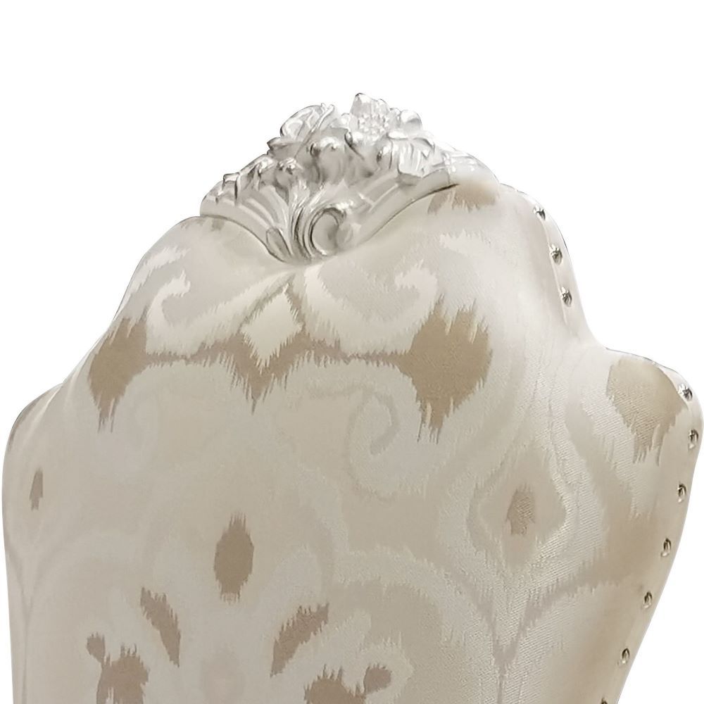 Dresden - Side Chair Set of 2) - Fabric & Bone White